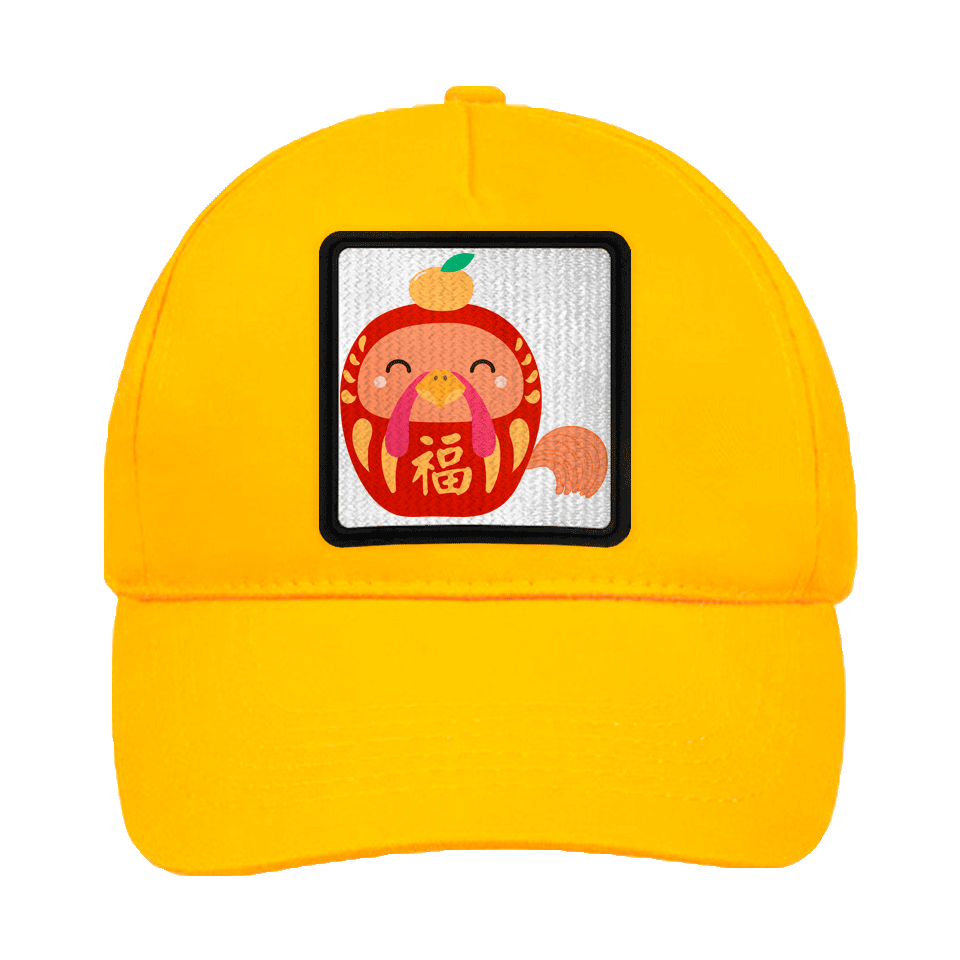 Gorra infantil con parche Año del Gallo