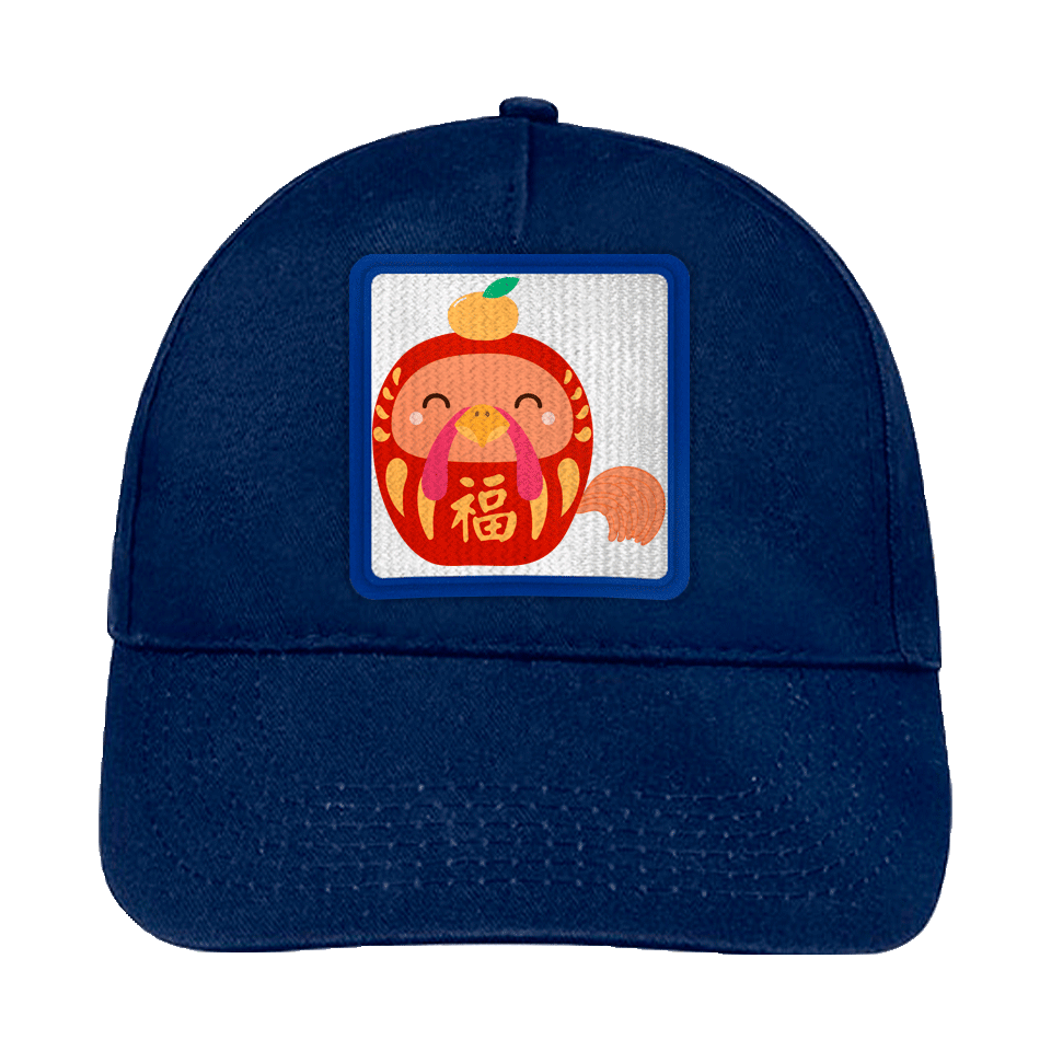 Gorra infantil con parche Año del Gallo