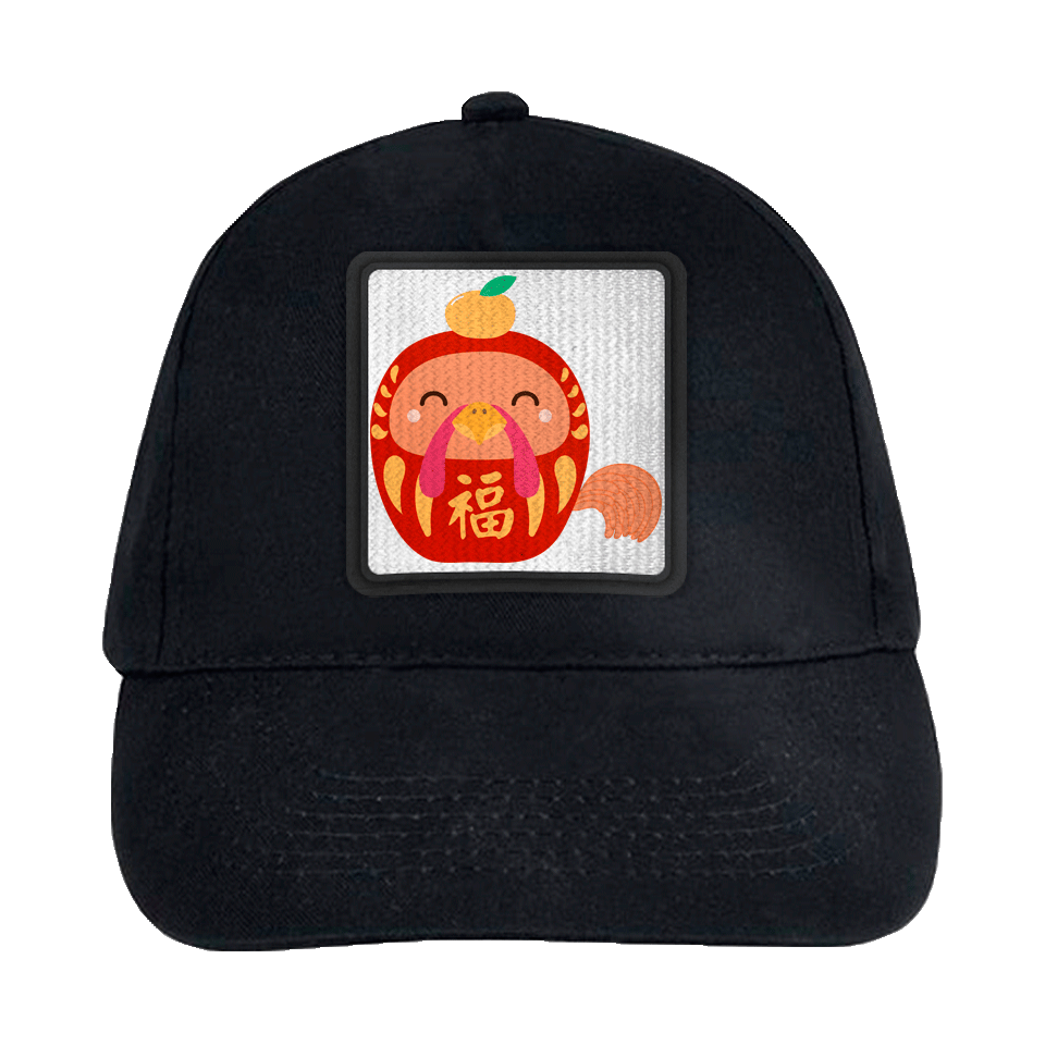 Gorra infantil con parche Año del Gallo