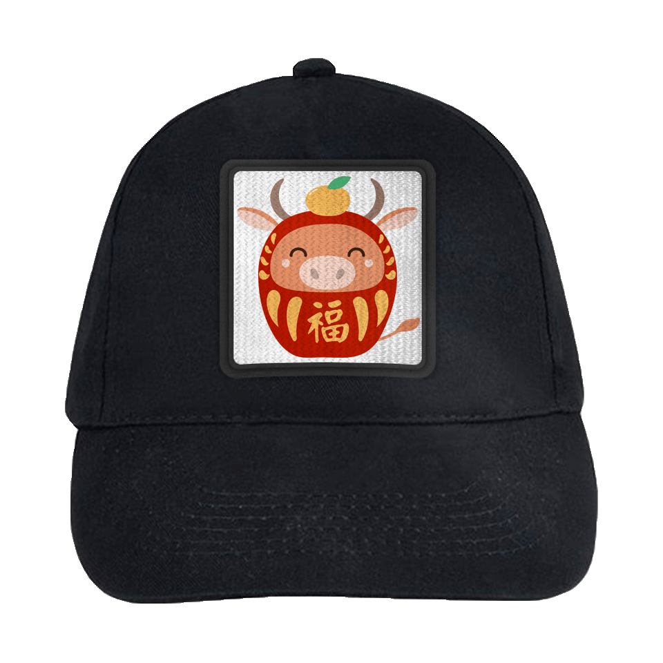 Gorra infantil con parche Año del Buey