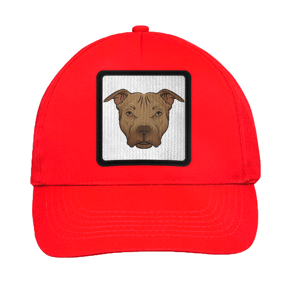 Gorra infantil con parche Pitbull
