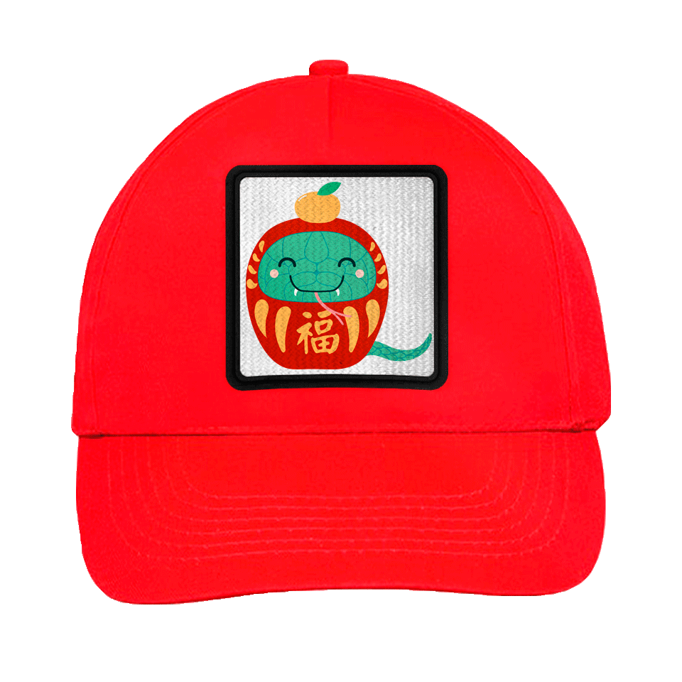 Gorra infantil con parche Año de la Serpiente