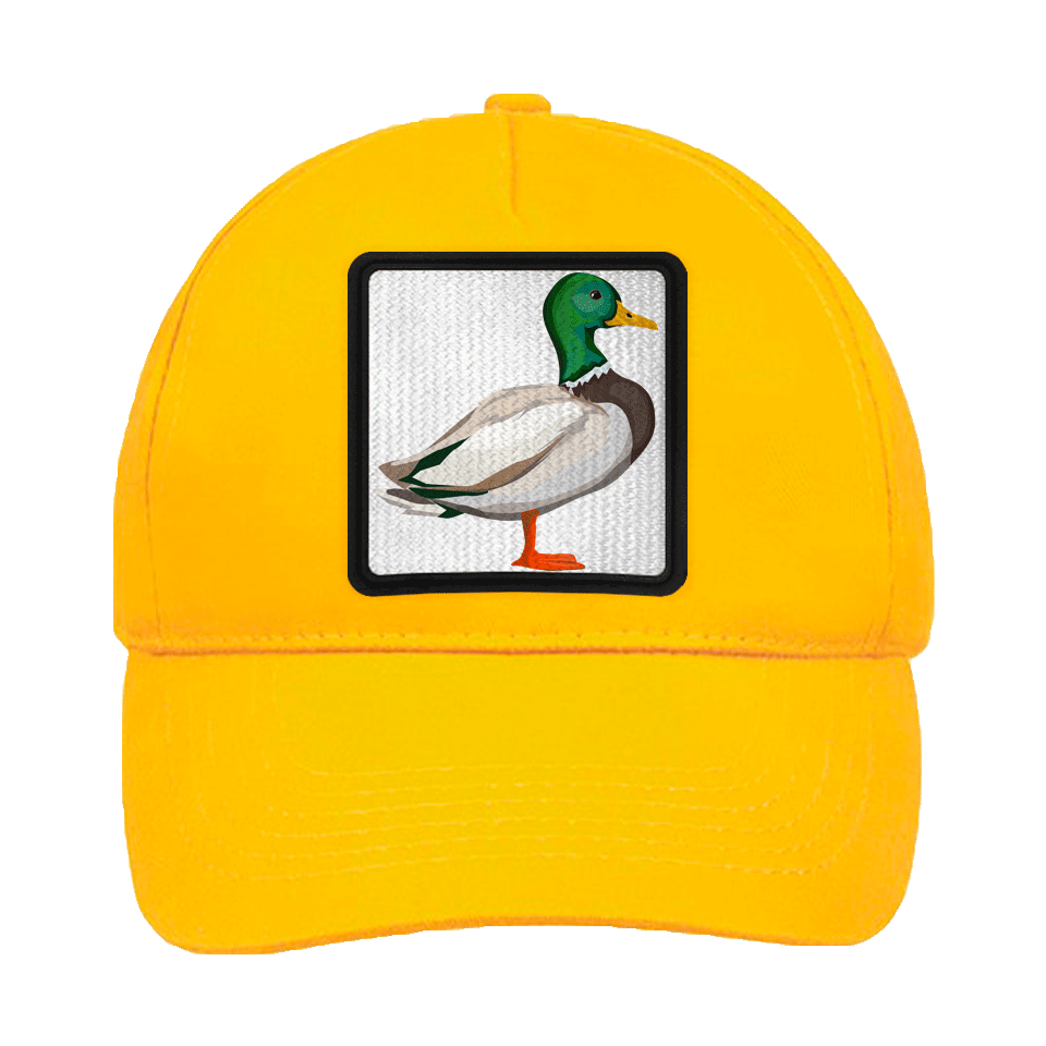 Gorra infantil con parche Pato
