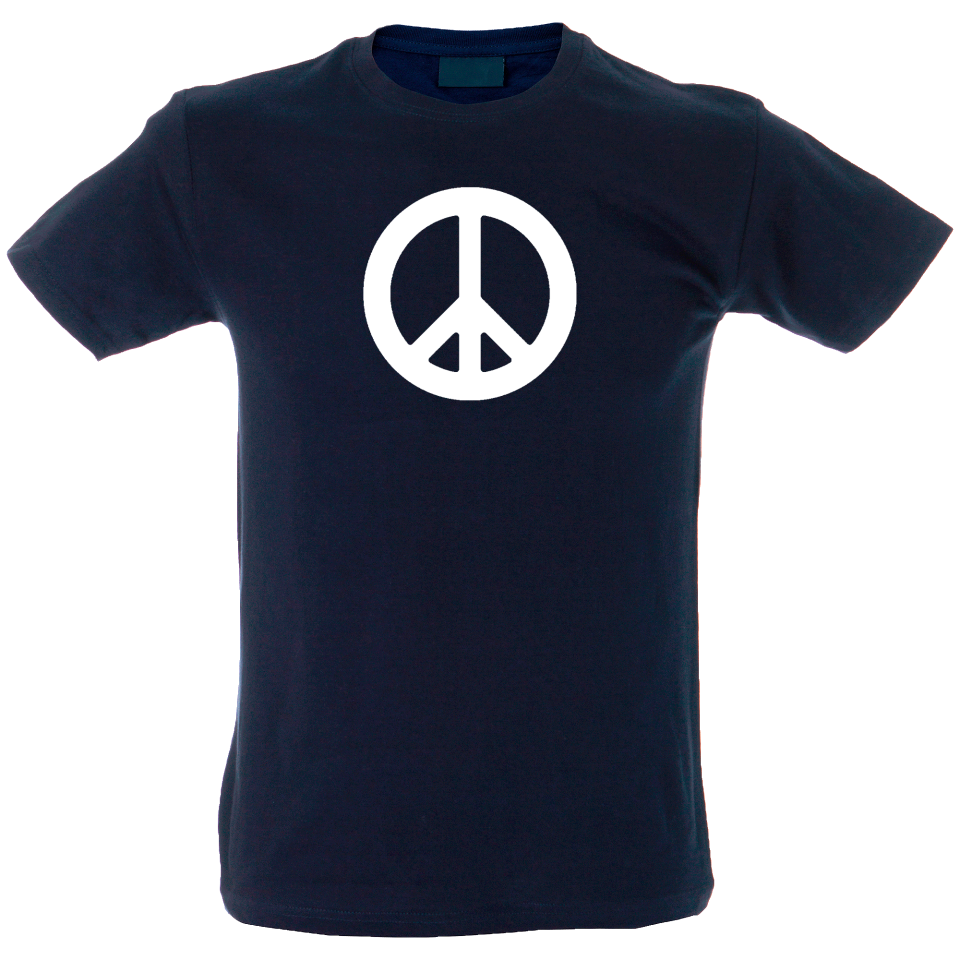 Camiseta hombre signo paz