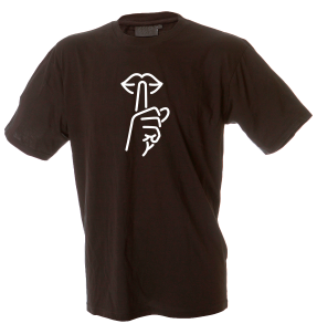 Camiseta hombre silencio