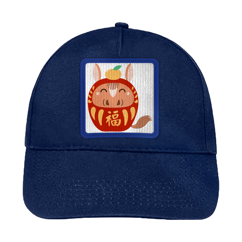 Gorra infantil con parche Año del Caballo
