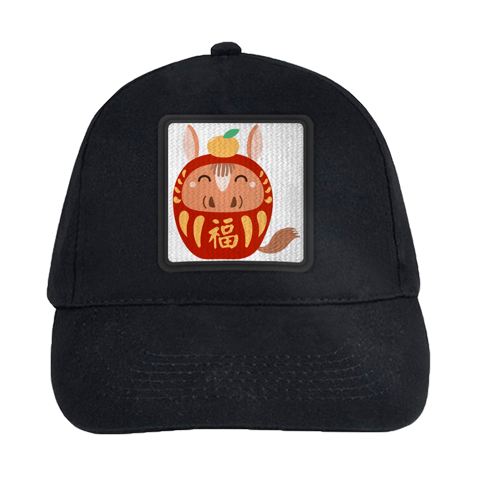 Gorra infantil con parche Año del Caballo