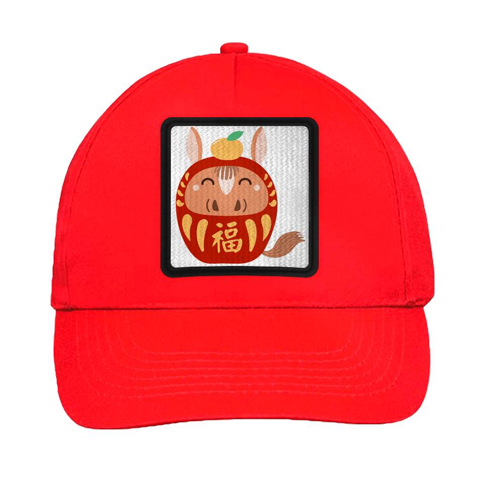 Gorra infantil con parche Año del Caballo