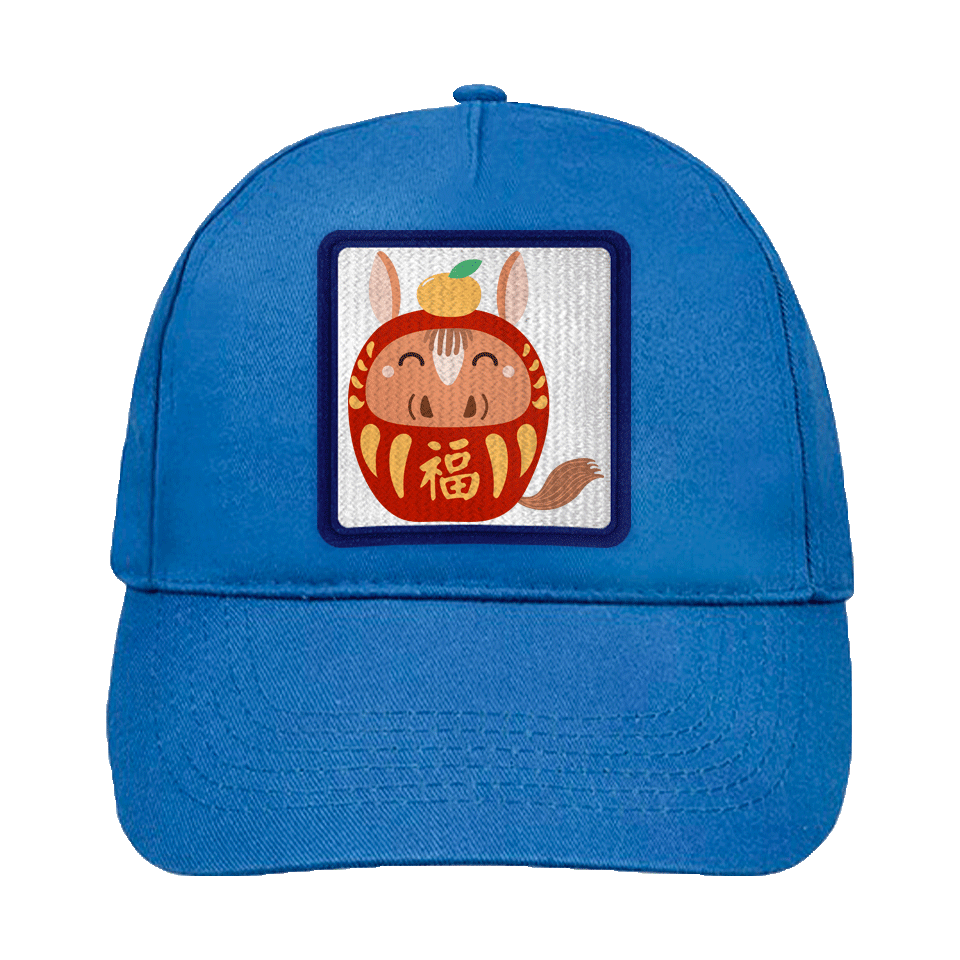 Gorra infantil con parche Año del Caballo