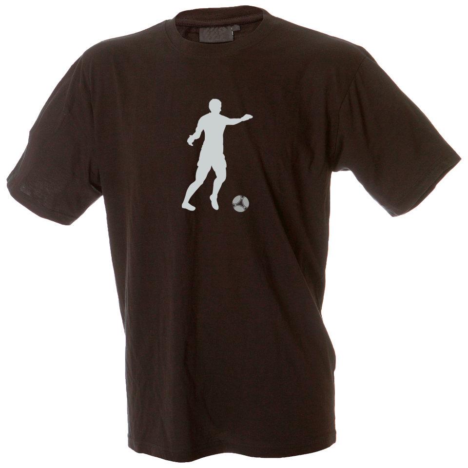 Camiseta hombre silueta jugador