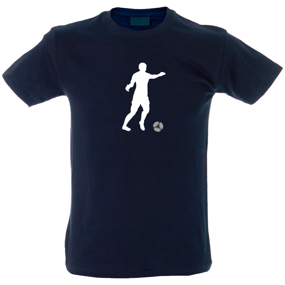 Camiseta hombre silueta jugador
