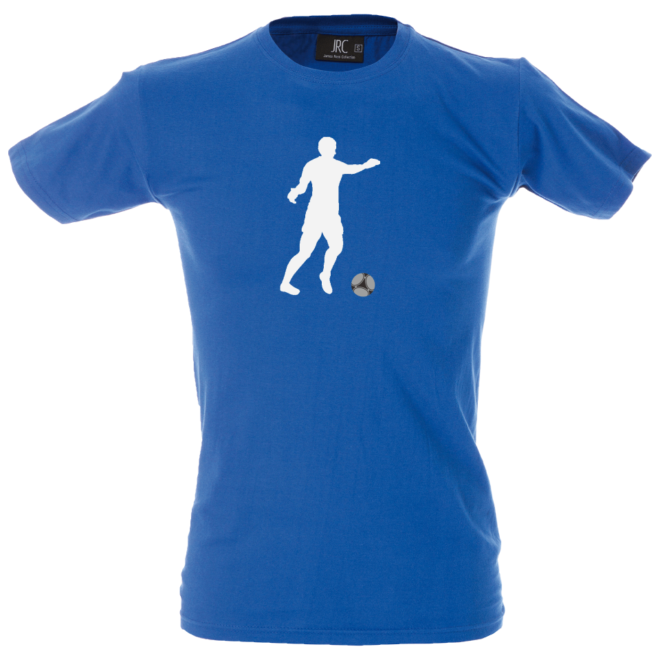 Camiseta hombre silueta jugador