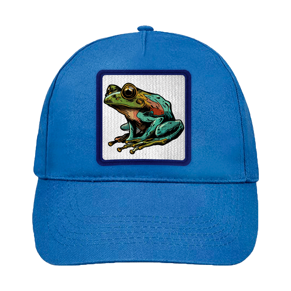 Gorra infantil con parche Rana