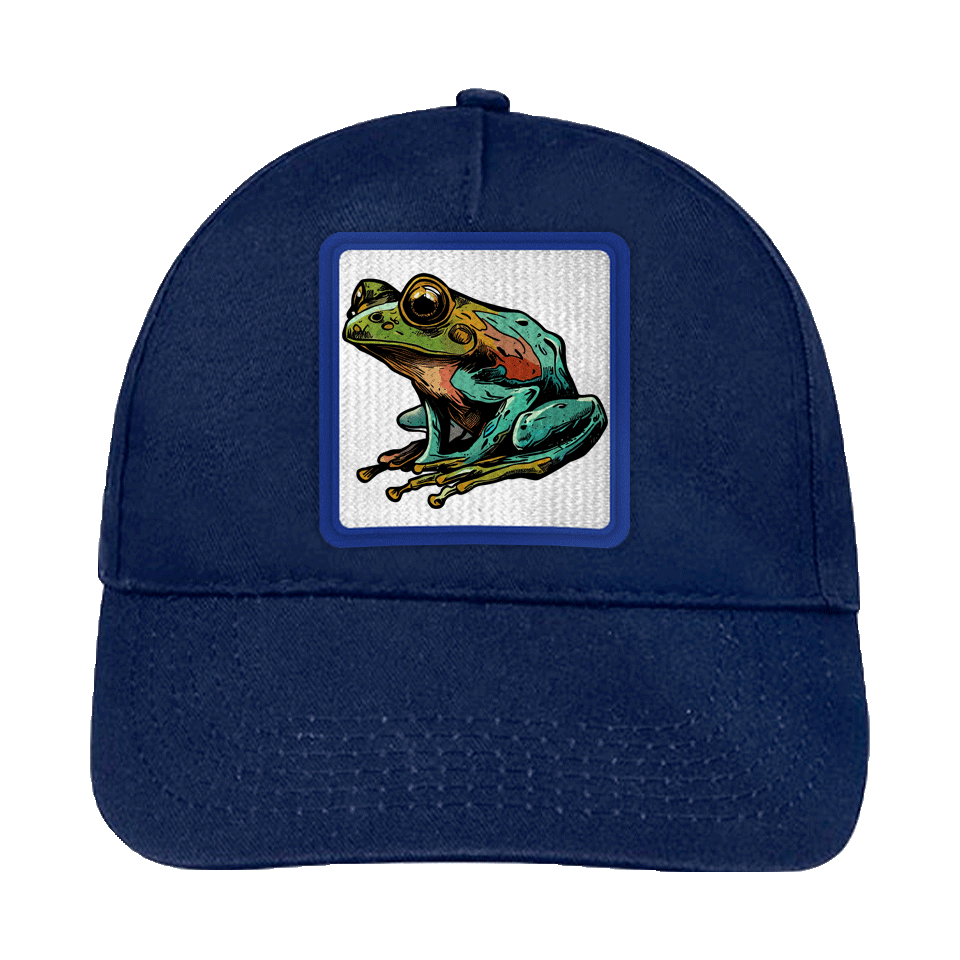 Gorra infantil con parche Rana