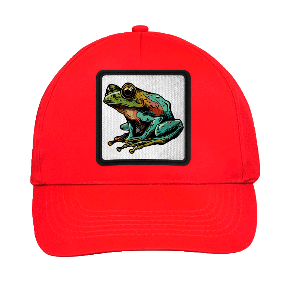 Gorra infantil con parche Rana