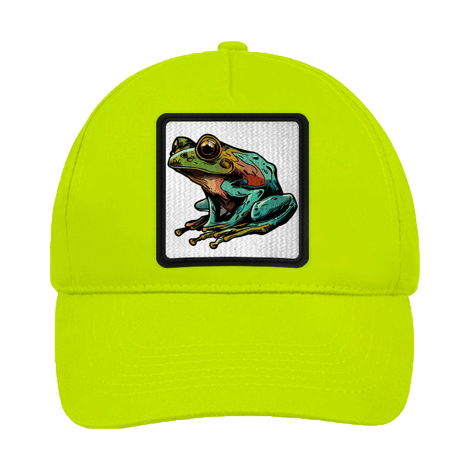Gorra infantil con parche Rana