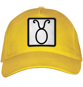 Gorra adulto con parche Símbolo Tauro