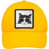 Gorra infantil con parche Silueta Gato Con Gafas