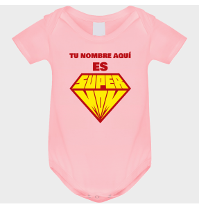 Body bebé para el día de la madre diseño Supermom