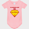 Body bebé para el día de la madre diseño Supermom