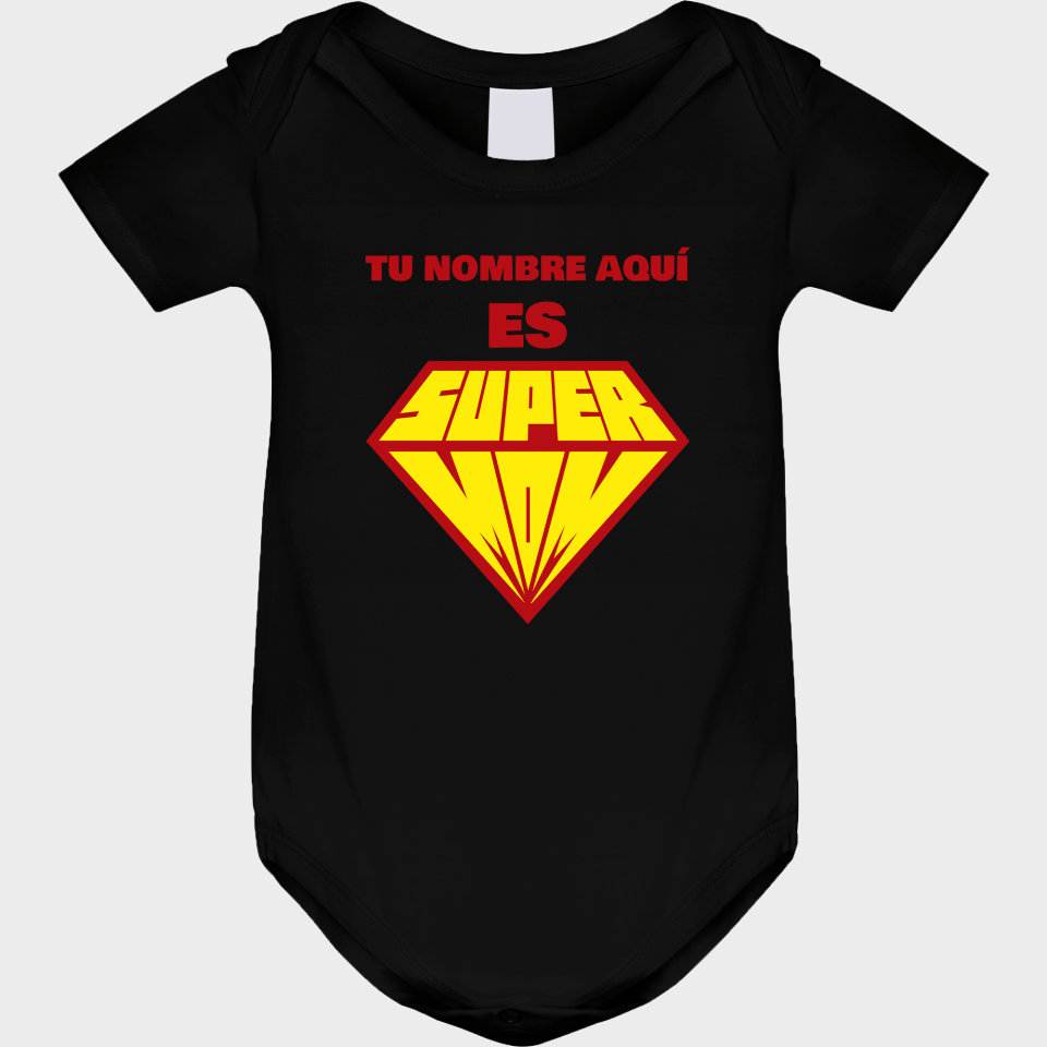 Body bebé para el día de la madre diseño Supermom