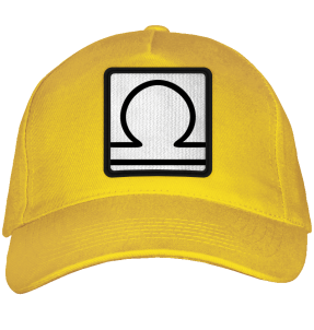 Gorra adulto con parche Símbolo Libra