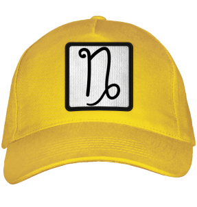 Gorra adulto con parche Símbolo Capricornio