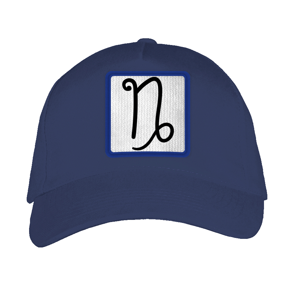 Gorra adulto con parche Símbolo Capricornio