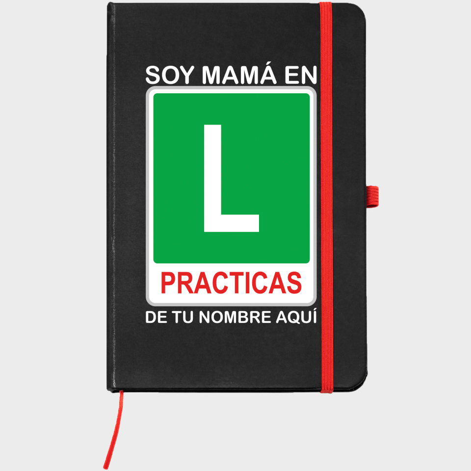 Bloc de notas A5 para el día de la madre diseño En prácticas