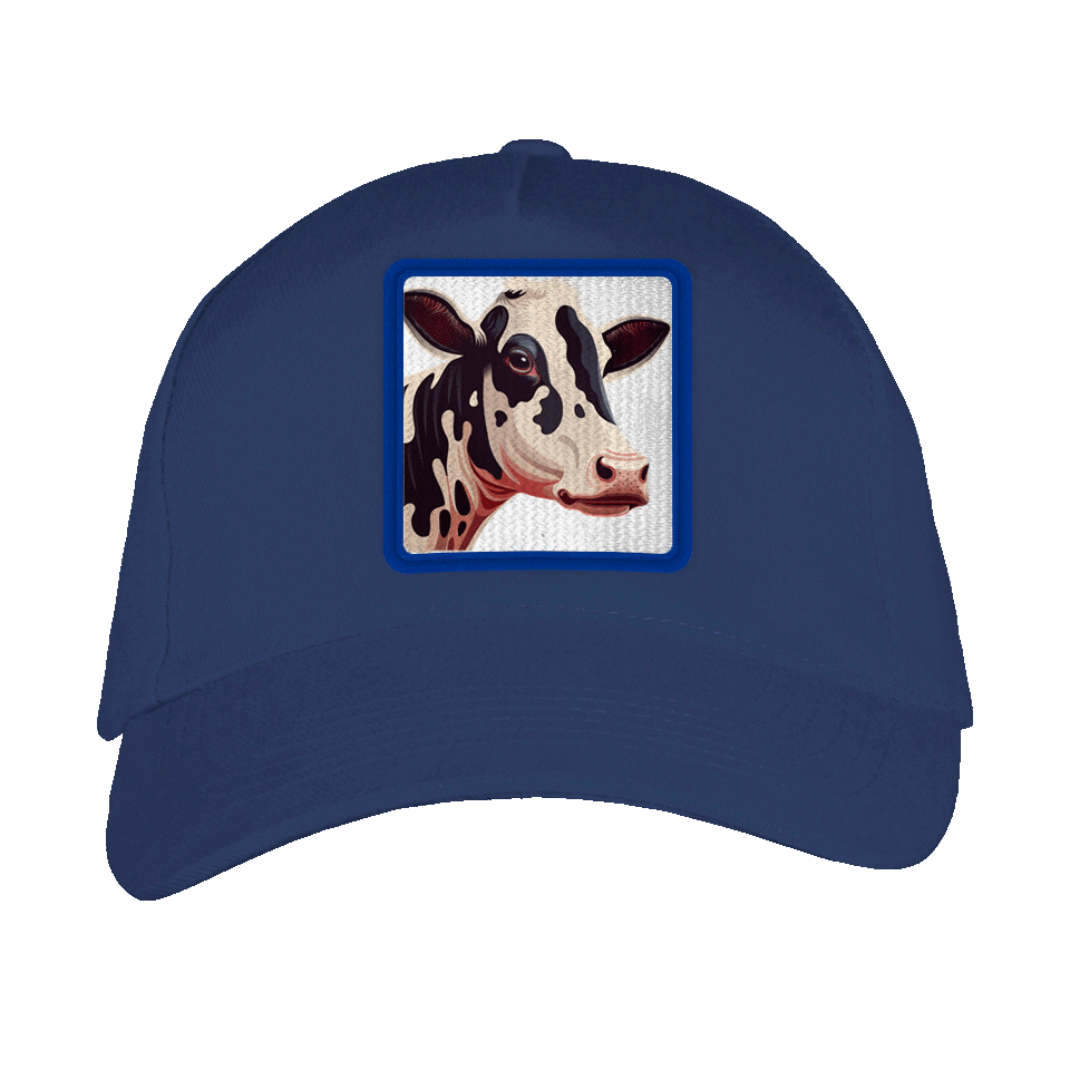 Gorra adulto con parche Vaca