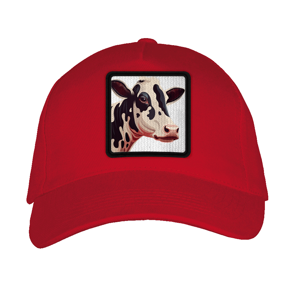 Gorra adulto con parche Vaca