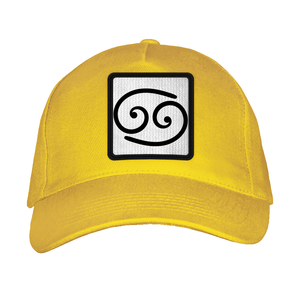 Gorra adulto con parche Símbolo Cáncer