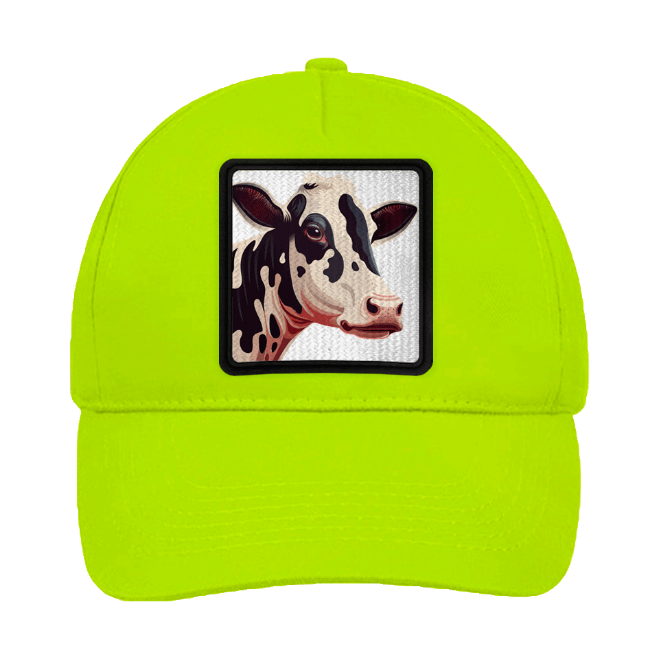 Gorra infantil con parche Vaca