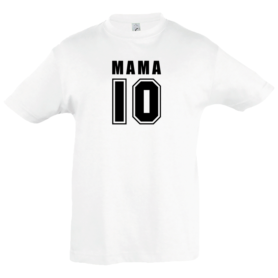 Camiseta infantil mamá 10
