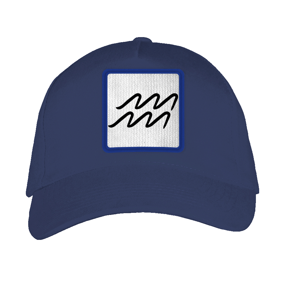 Gorra adulto con parche Símbolo Acuario