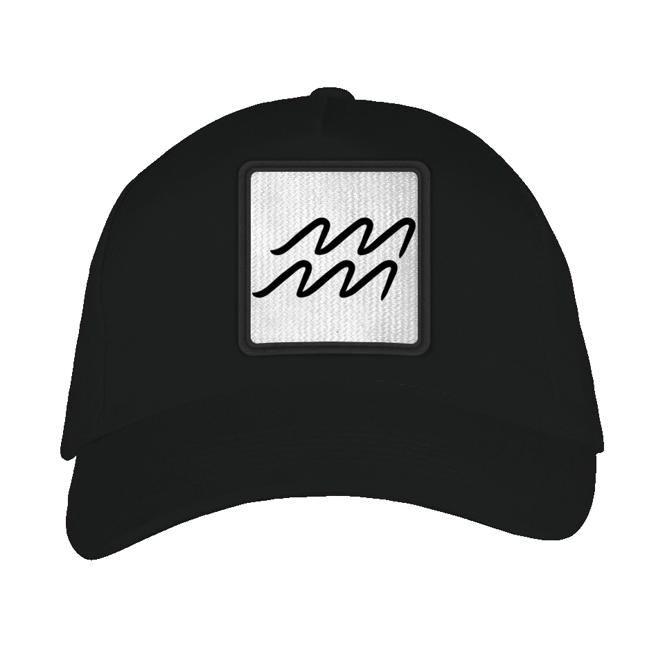 Gorra adulto con parche Símbolo Acuario