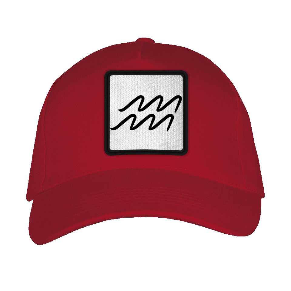 Gorra adulto con parche Símbolo Acuario