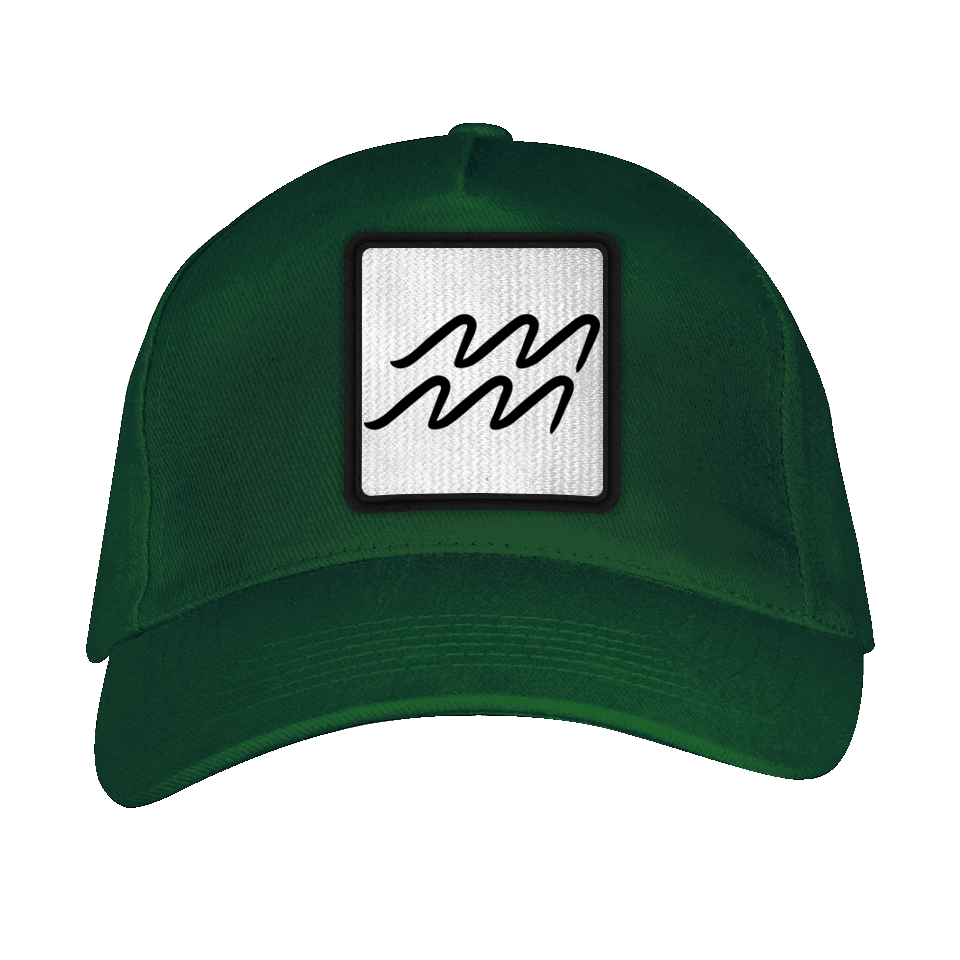 Gorra adulto con parche Símbolo Acuario