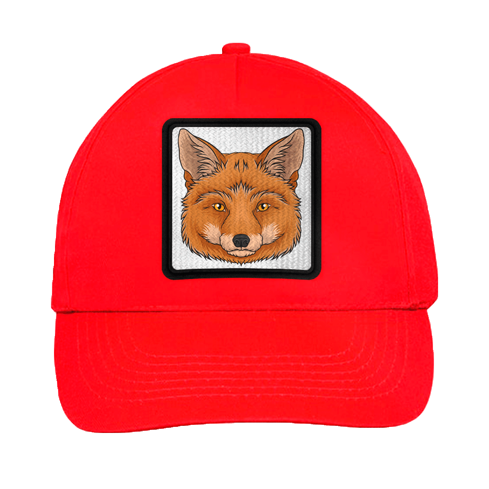 Gorra infantil con parche Zorro Rojo