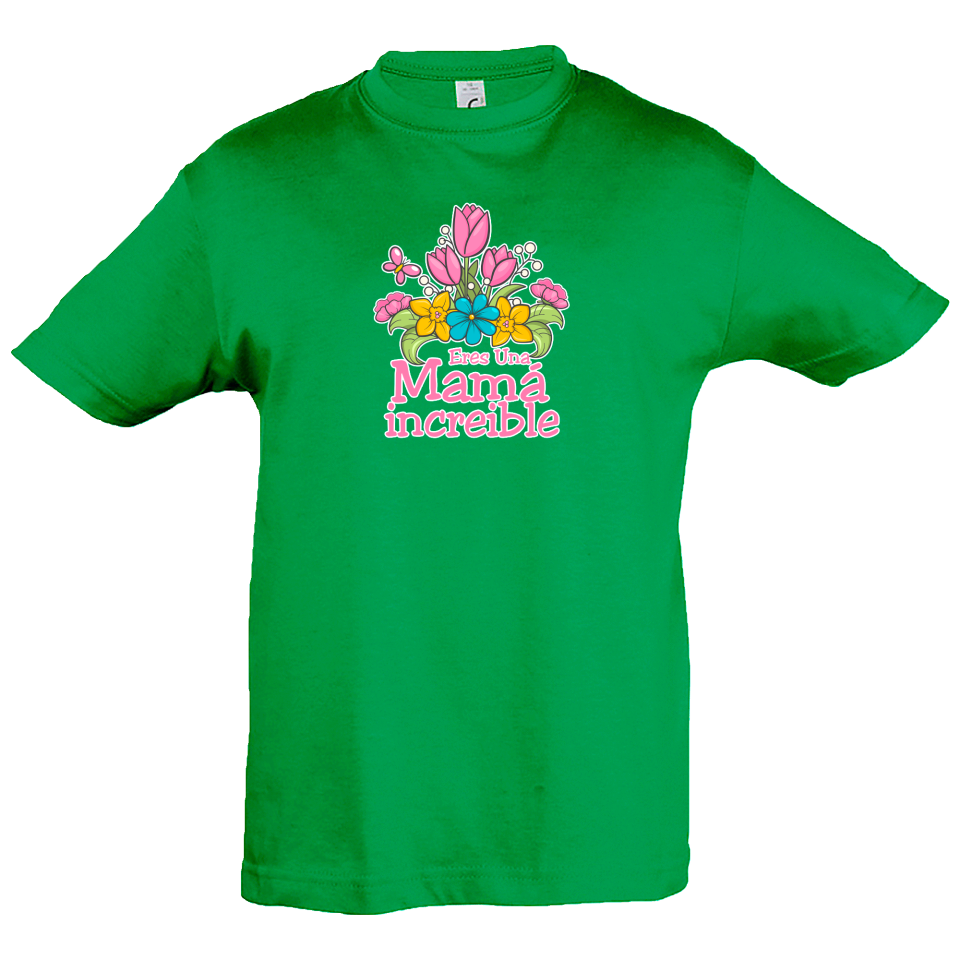 Camiseta infantil mamá increíble