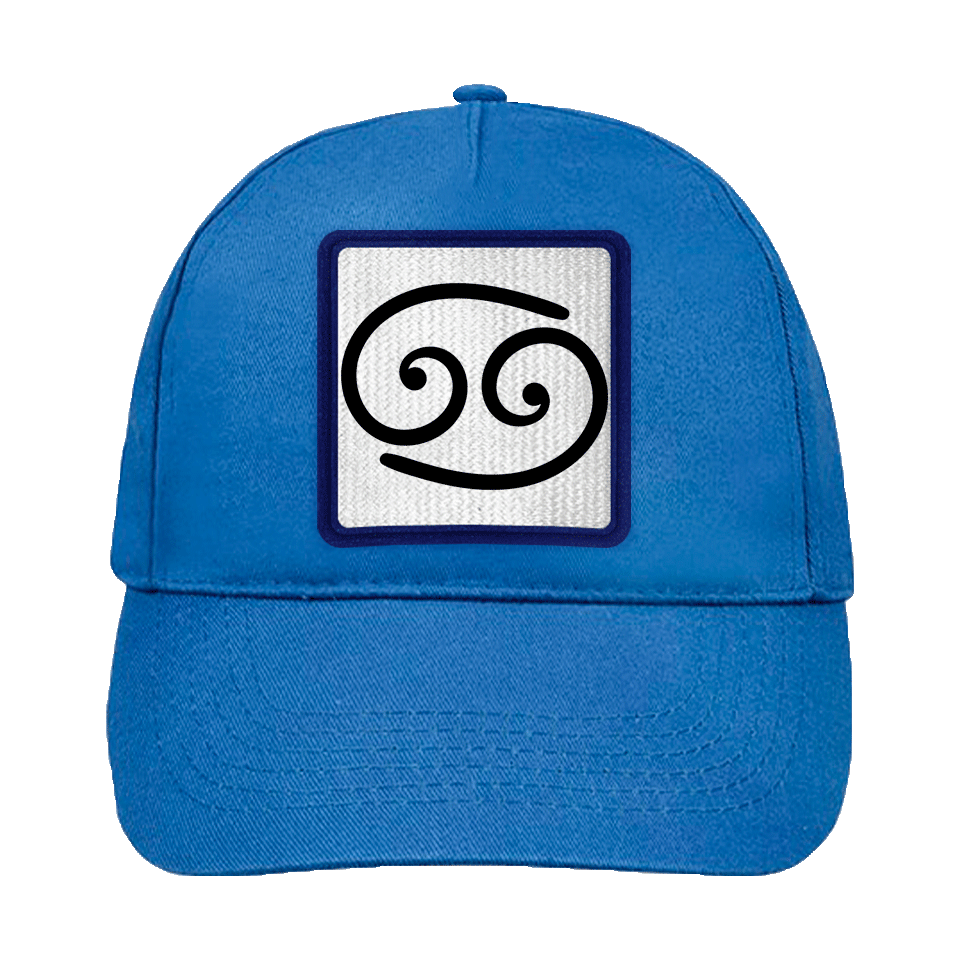 Gorra infantil con parche Símbolo Cáncer