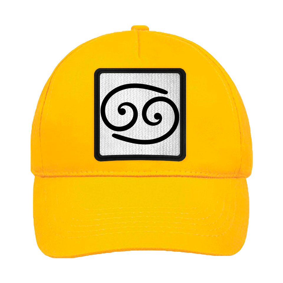 Gorra infantil con parche Símbolo Cáncer