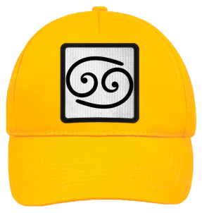 Gorra infantil con parche Símbolo Cáncer