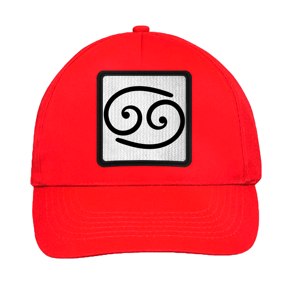 Gorra infantil con parche Símbolo Cáncer