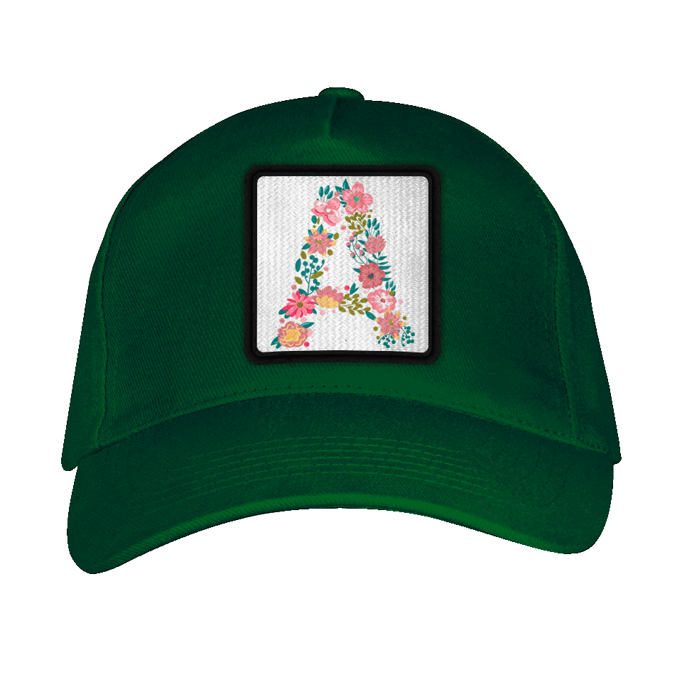 Gorra adulto con parche Letra A