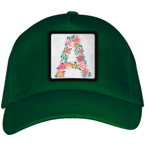 Gorra adulto con parche Letra A