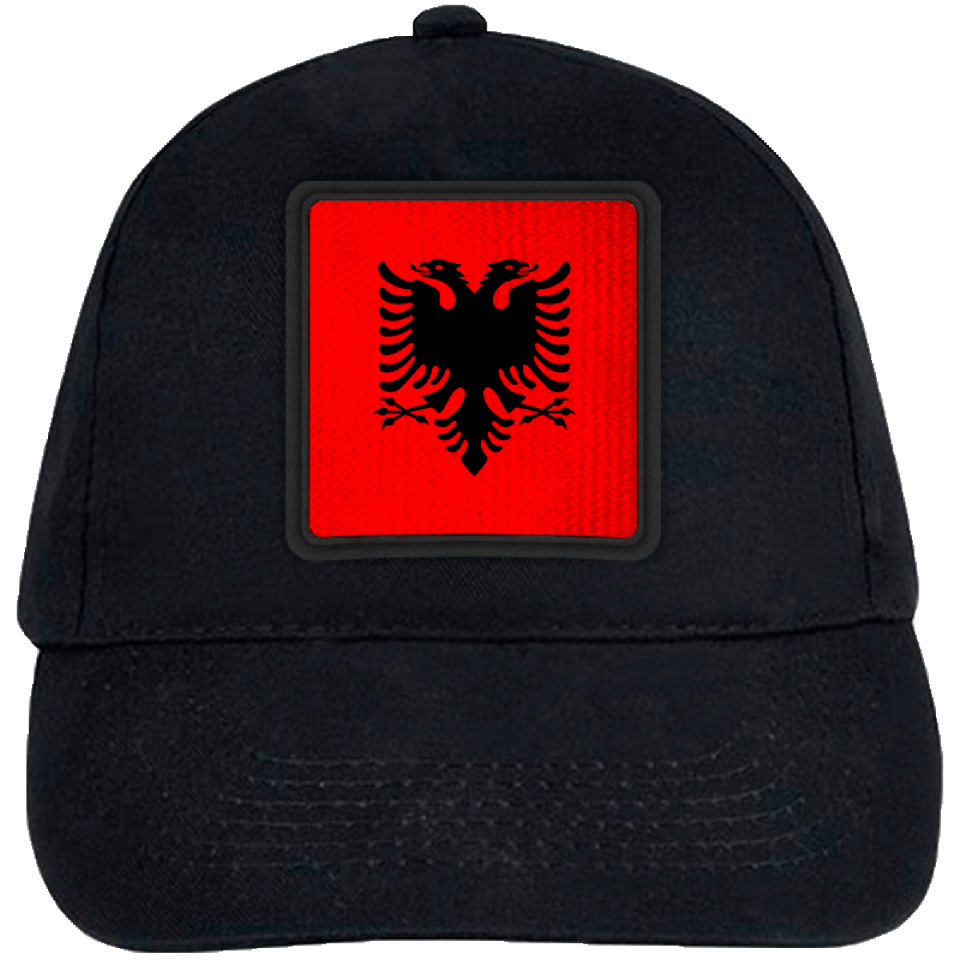 Gorra infantil con bandera Albania