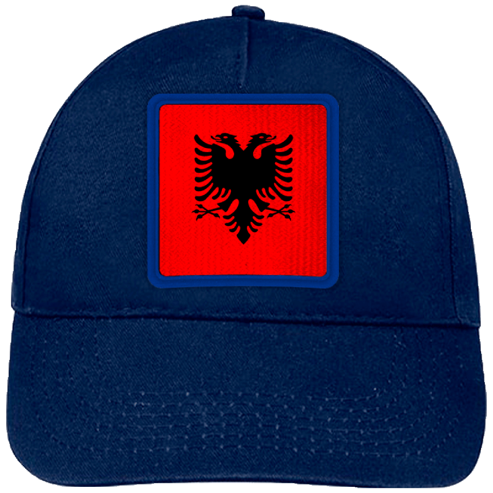 Gorra infantil con bandera Albania