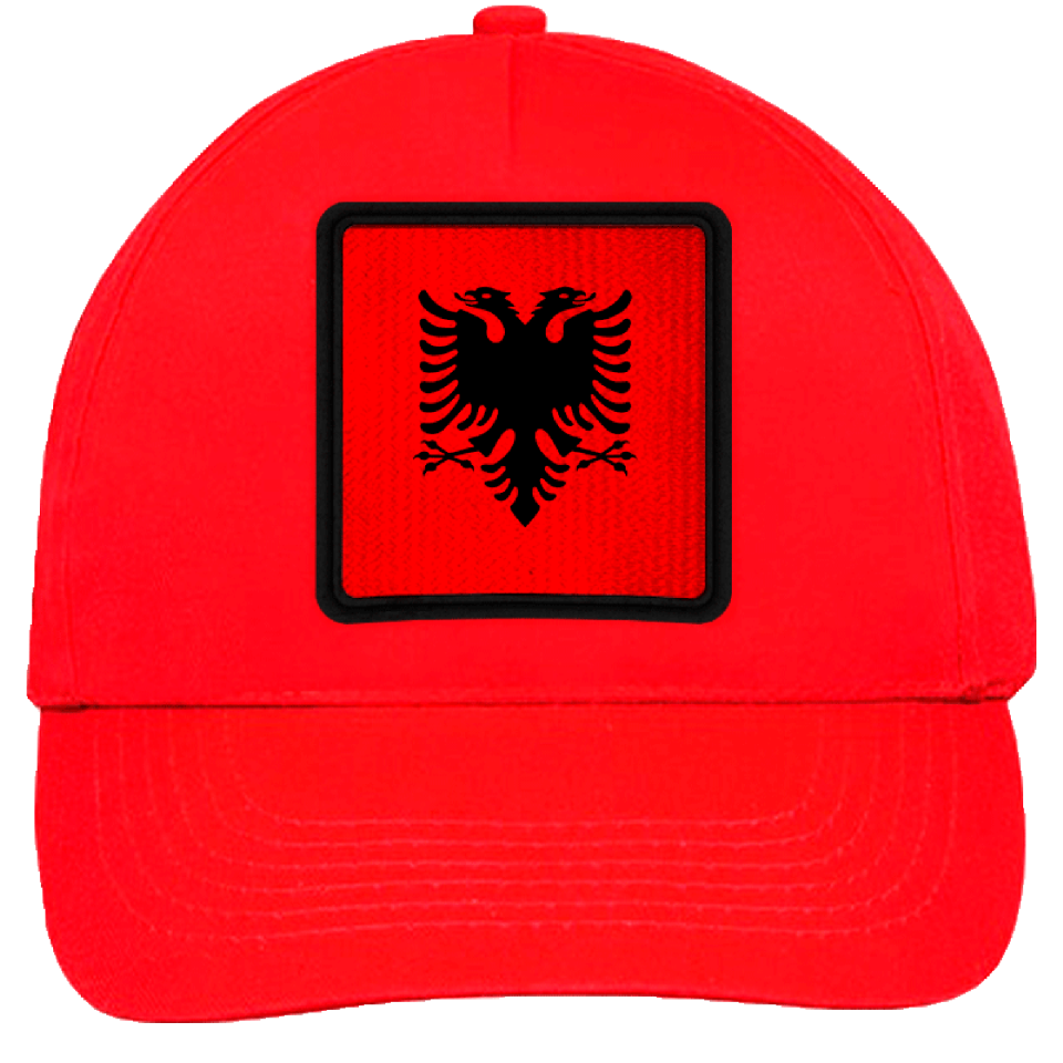 Gorra infantil con bandera Albania