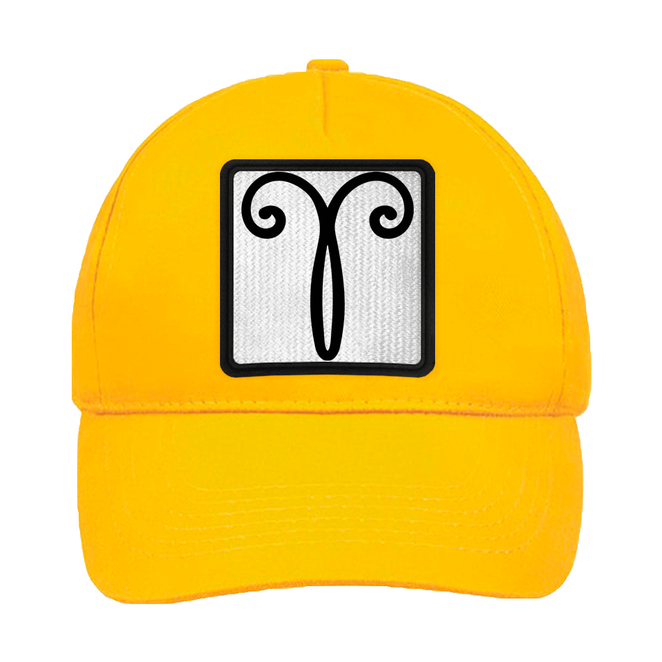 Gorra infantil con parche Símbolo Aries